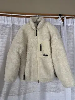 4/15まで出品！FIRST DOWN フリースジャケット アイボリー