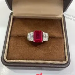 超大粒 アフリカ レッドトルマリン 32.35ct Silver925 リング - メルカリ