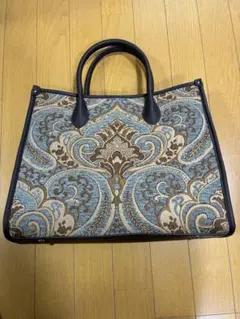 【極美品!】aroco Vita Felice ジャガード2wayトートバック