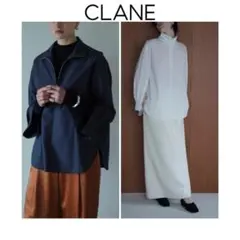 CLANE クラネ COTTON CREPE BACK FRILL SHIRT - メルカリ
