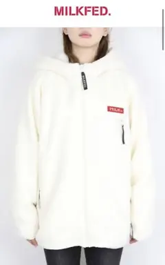 MILKFED. ボアジャケット ホワイト 白