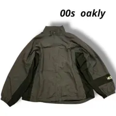 【格安】　Oakley 00s ギザロゴ　ナイロンジャケット　ドローコード