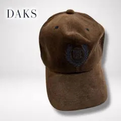 DAKS ダックス ベロア調 キャップ ブラウンのサムネイル