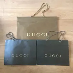 GUCCI 紙袋  3枚set