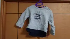 【100円】トレーナー 長袖 星 90cm