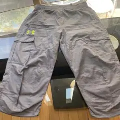 グレー ワークパンツ