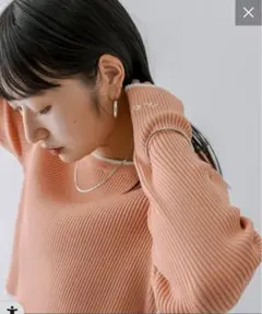 【新品未使用】mystic(ミスティック)[mline]配色ロゴトップス