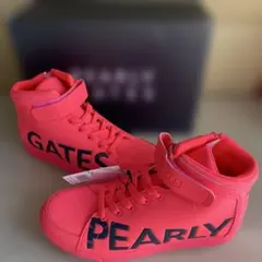 未使用PEARLY GATES オレンジ ハイカットシューズ23cm - メルカリ