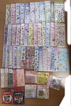 ボンボンドロップシールなど まとめ売り　53枚