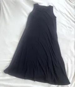 JUNOAH キャミワンピース ブラック Lサイズ