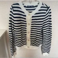 ボーダー♡⑅*ニットカーディガン