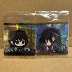 鬼滅の刃　ウエハース　シール　霞柱　2枚