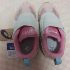 新品asics スクスク　ミッキー ミニー スニーカー 17.0cm　アシックス