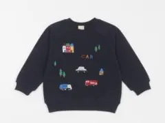 ⑬A petit main働く車刺しゅうトレーナー