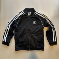 adidas 黒 ジャージ サイズ110