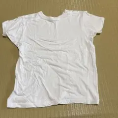 140 白 無地 半袖 Tシャツ キッズ 子供服 シンプル カジュアル