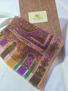 週末値下げ♪ETRO エトロ ペイズリー柄 大判 ストール ショール マフラー