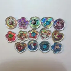 てんしっちのたまごっち　おはじきシール キラキラ ホログラム 15 個セット