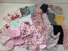 ☆2点追加☆まとめ売り　女の子　子供服　水着　90cm 26点⭐︎未使用品6点あり