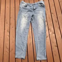 SHEIN ライトブルーデニムパンツ XXL
