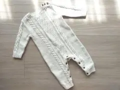Baby GAP ケーブルニット風 長袖ロンパース 70cm 6-12month