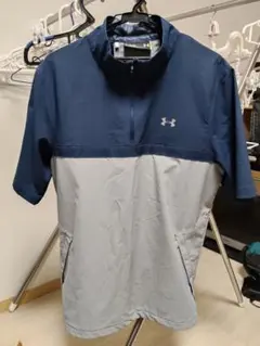 Under Armour ハーフジップシャツ XL ネイビー/グレー