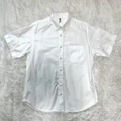 美品 MHL. マーガレットハウエル 半袖シャツ ホワイト Lサイズのサムネイル