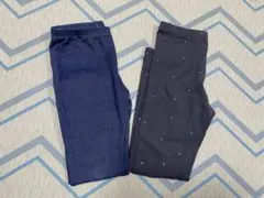 女の子　レギンス　2枚セット