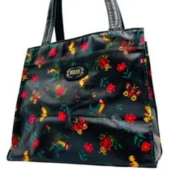 美品 FEILER フェイラー トートバッグ ハンド ブラック ハイジ