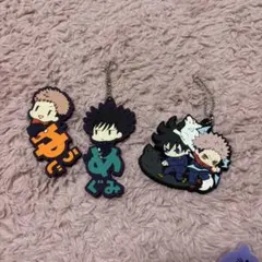 伏黒恵 虎杖悠仁 ラバーストラップ