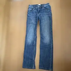 デニムブルー ストレートパンツ 150