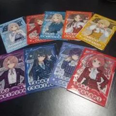学園アイドルマスタークリアカードセット 9枚
