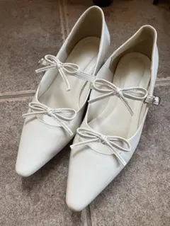 GRL ダブルリボンパンプス