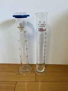 측정 실린더, 500ml, 2개 세트