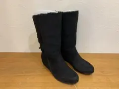 G0924-02★ 美品 carino スエードインソール　ムートンブーツのサムネイル