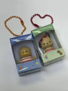 サンリオキャラクターズ ミニフィギュアキーホルダー 2個セット