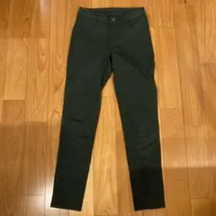 ウルトラストレッチレギンスパンツ　ダークグリーン