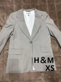 【美品】H&M 春ジャケット グレージュ