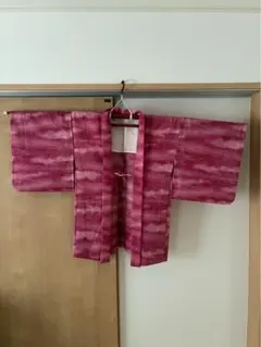 【アンティーク】ウール羽織 紫系 レトロ 着物羽織 リメイク素材