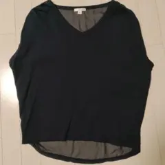 DKNY JEANS Vネックカットソー ブラック Mのサムネイル