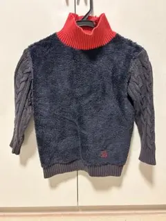 ユニクロ キッズ アンダーカバー 120 ニット フリース ボア トレーナー