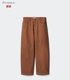 ユニクロ JWANDERSON ワイドフィットジーンズ オレンジ