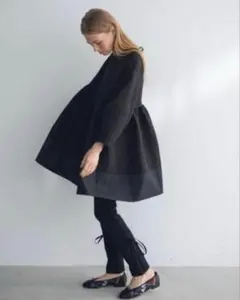 cen. セン ジャガードチュニック FREE ブラック