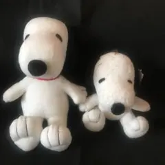 スヌーピーぬいぐるみ、2体、ディズニー