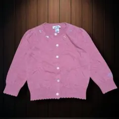 y3 新品未使用タグ付き【ラルフローレン】カーディガン 花刺繍 子供 春秋冬