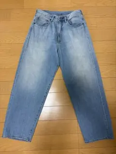ビームズ BEAMS ブルーワイドデニムのサムネイル
