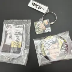 ハイキュー 木兎光太郎 缶バッジ アクリルキーホルダー