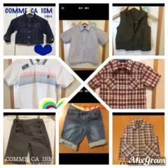 COMME CA IZM・ MOOE 他　　まとめ売り子供服8点