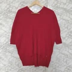 IENA イエナ 五分袖ニット Vネック ウール カシミヤ混 セーター