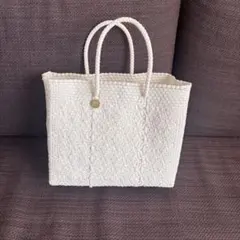 レトラ　MERCADO BAG - ROMBO - White (XS)